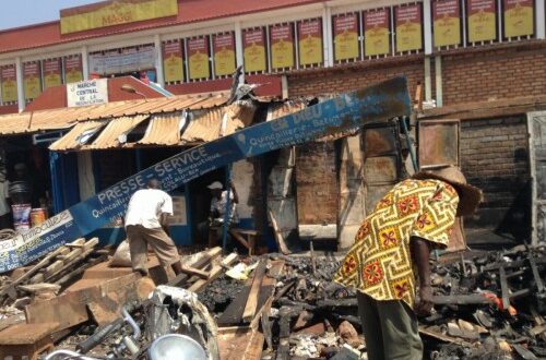 Article : Bangui: un énième incendie au marché central