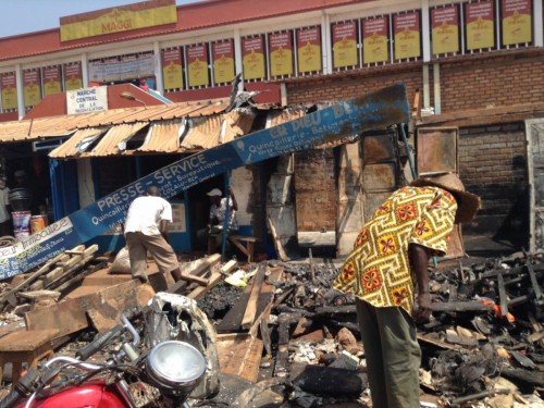 Article : Bangui: un énième incendie au marché central